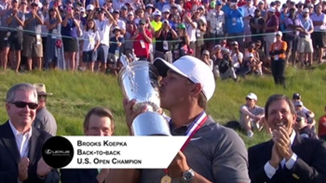 Brooks Koepka wins the U.S. Open for the 2nd straight year