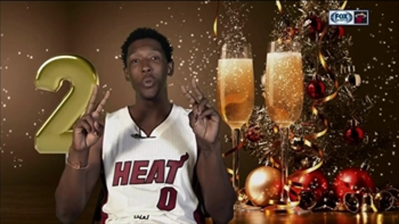 Happy New Year from the Miami Heat