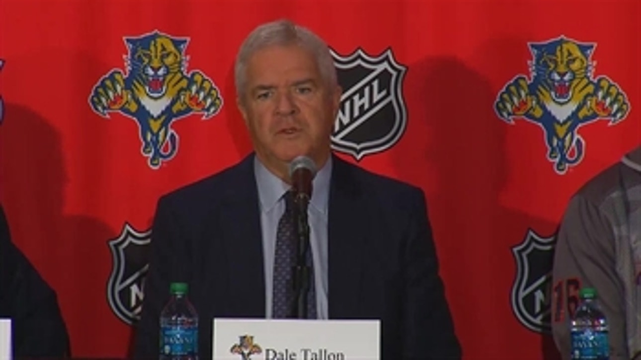 Panthers GM Dale Tallon on commitment to young talent