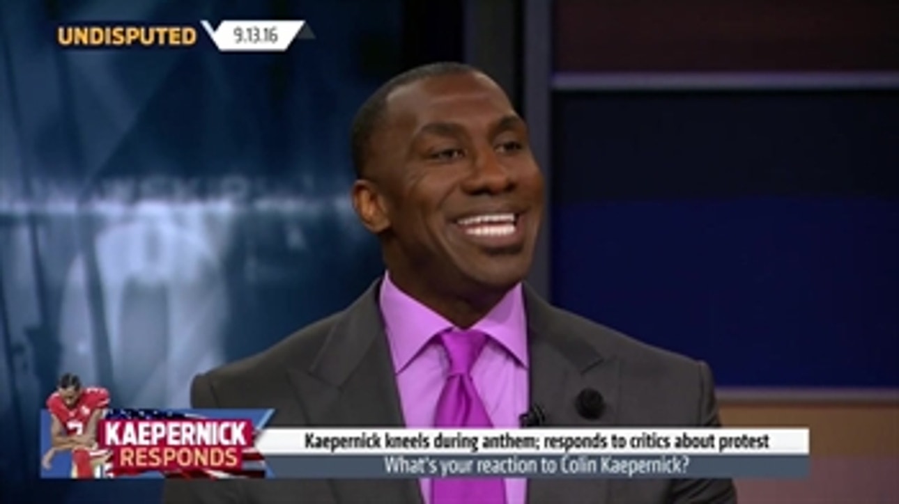 Shannon Sharpe explains why Trent Dilfer is wrong about Colin Kaepernick ' UNDISPUTED