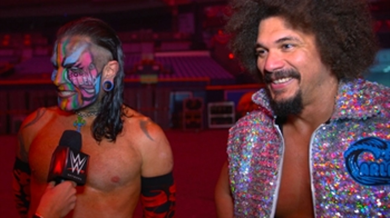 Carlito & Jeff Hardy are thrilled to be reunited on Raw: WWE Network Exclusive, Feb. 1, 2021