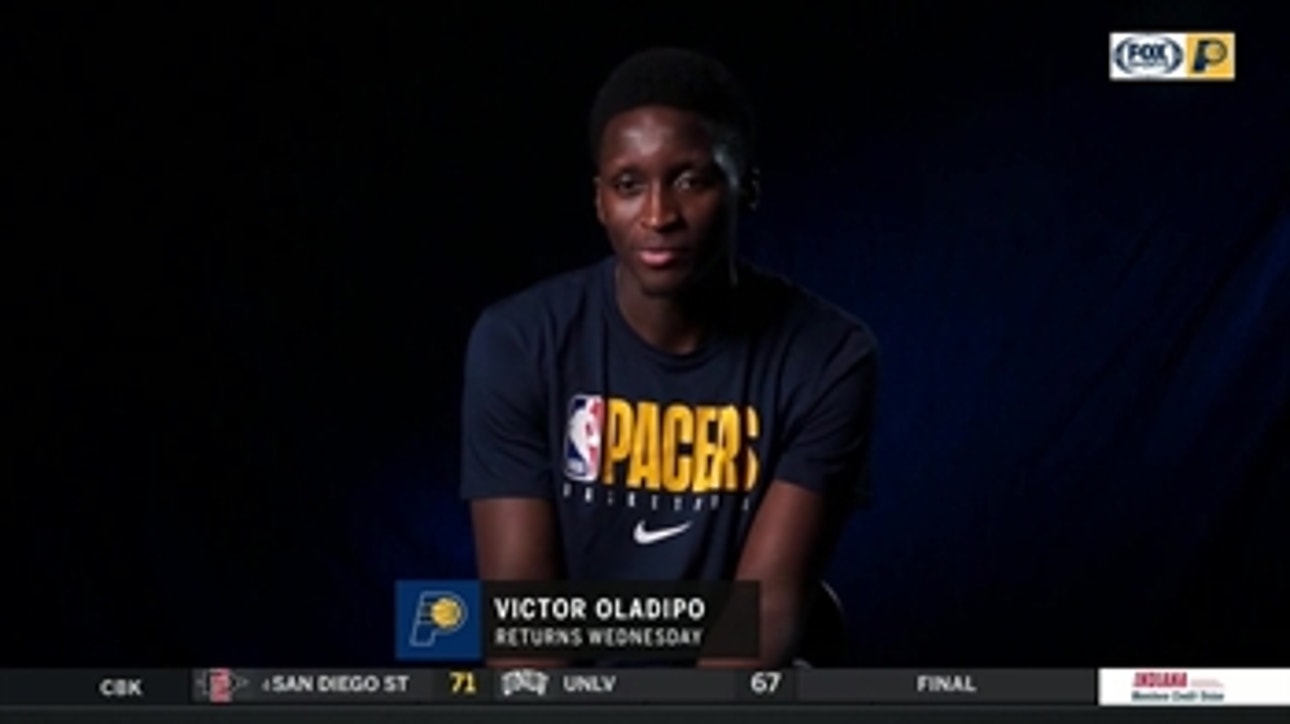 Victor Oladipo on his season debut: 'I'm looking forward to it'