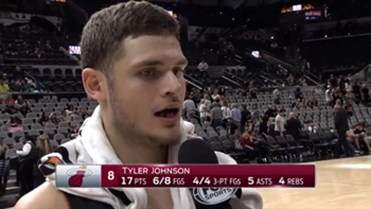 Tyler Johnson on Heat's attention to defense, lineup rotation
