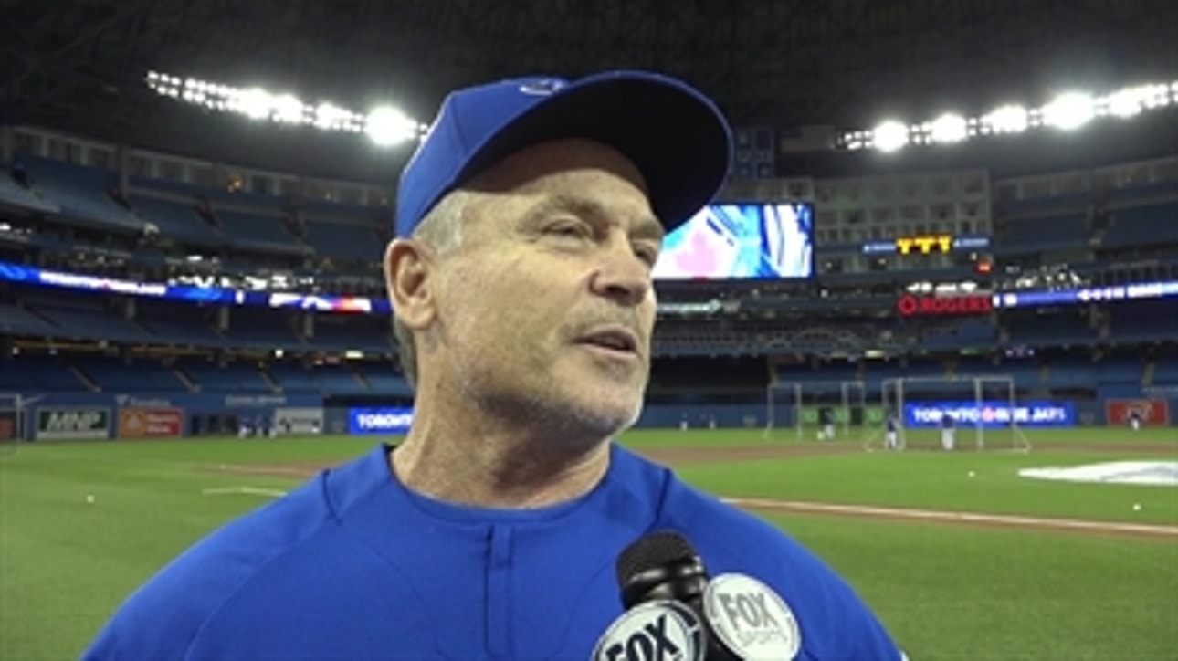 Victor Rojas gets the low down on the Blue Jays from manager John Gibbons