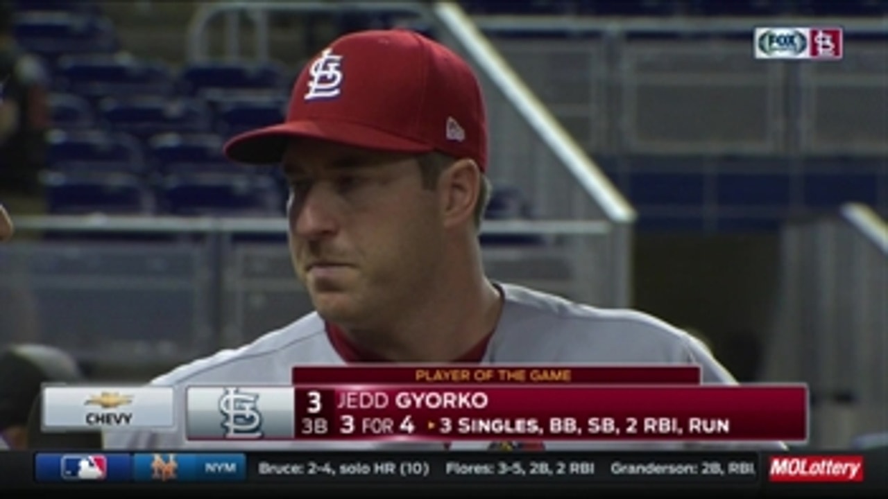 Gyorko says Cardinals aren't panicking when down early