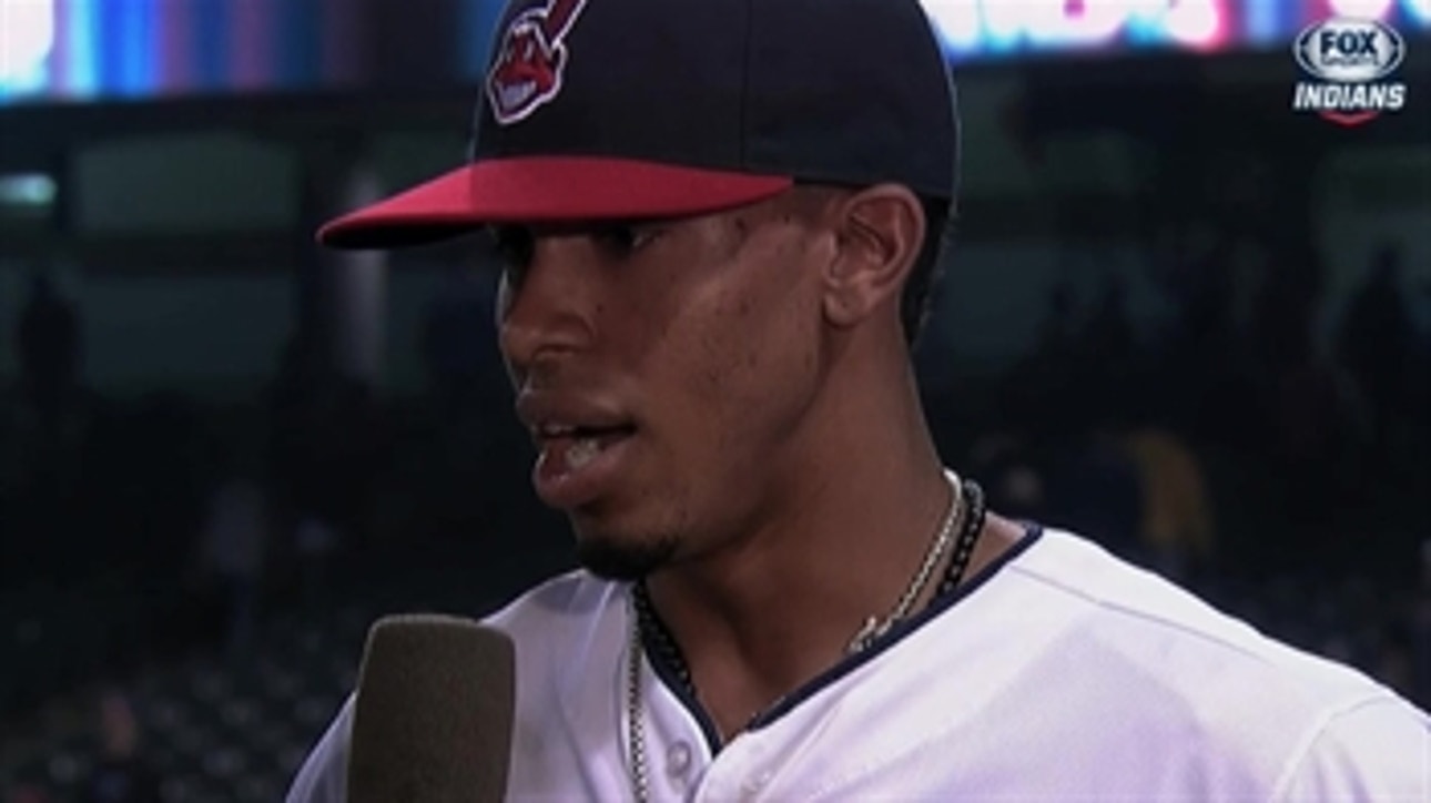 Tribe Boys: Lindor's big hit starts the inning and helps propel Anderson to his second win