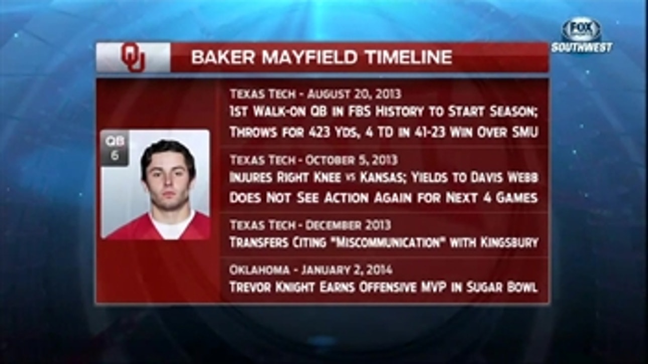 Big 12 Showcase: History of Mayfield from Texas Tech to OU