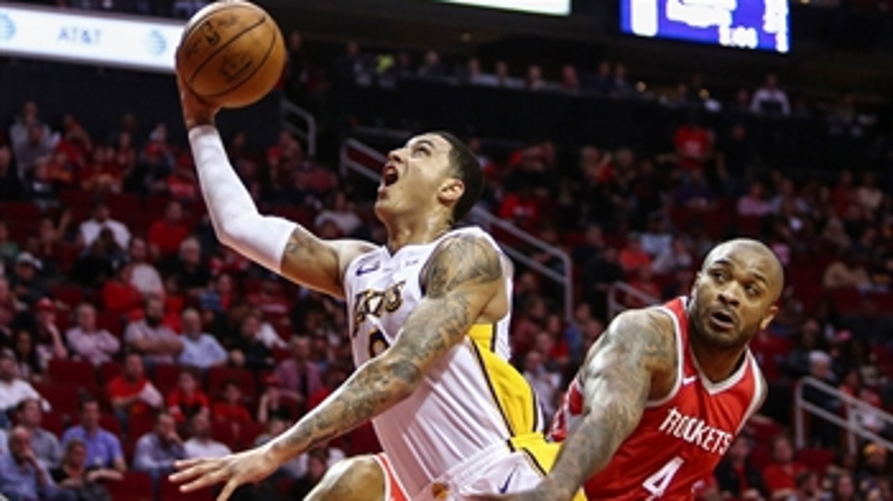 Cris Carter reacts to Kyle Kuzma dropping 38 points in the Lakers' win over the Houston Rockets