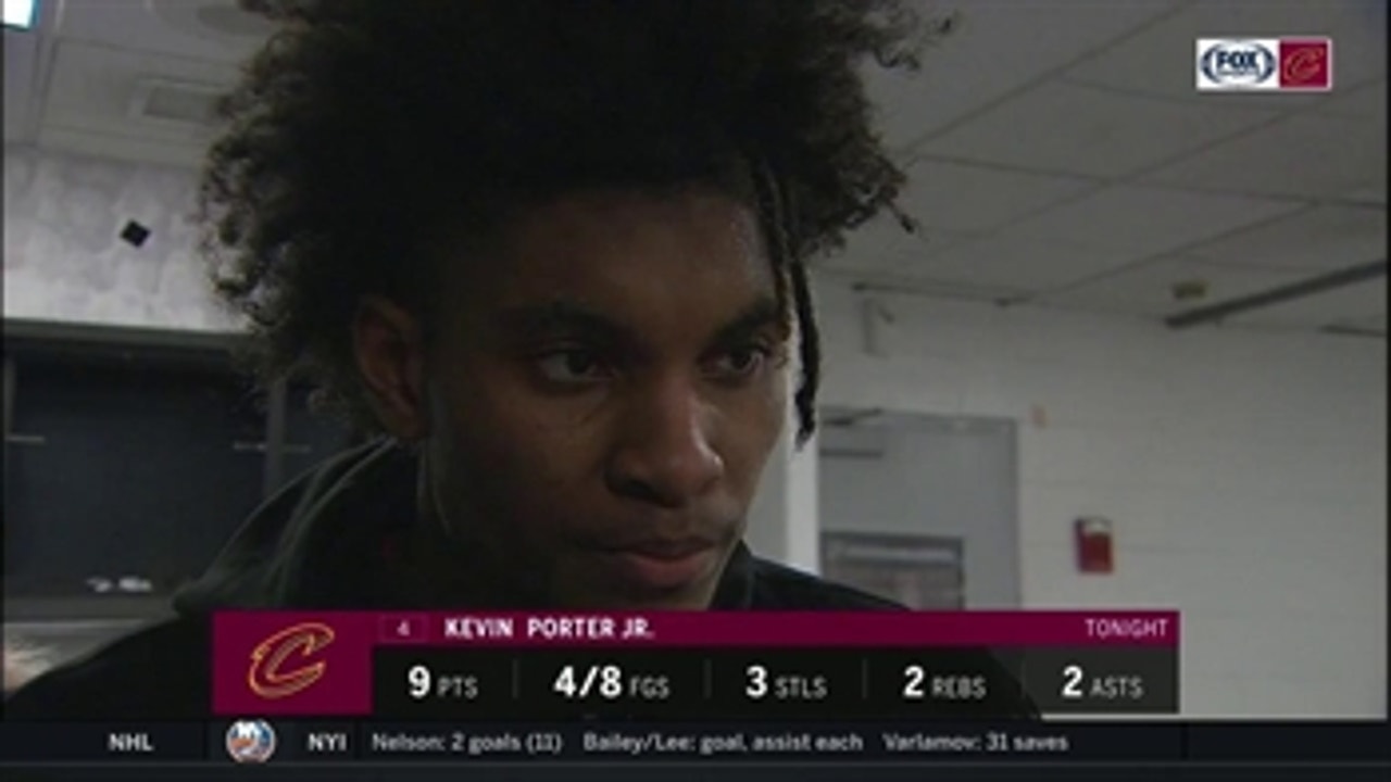 Kevin Porter Jr. says Cleveland is at its best when the ball is moving
