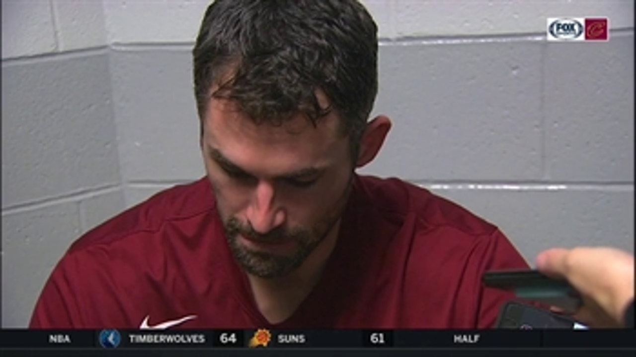 Kevin Love felt Cavs' bright spot came in third quarter