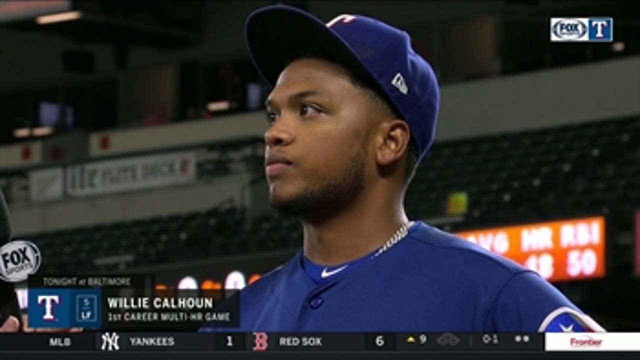Willie Calhoun: 'Being able to play loose everyday is the best' ' Rangers