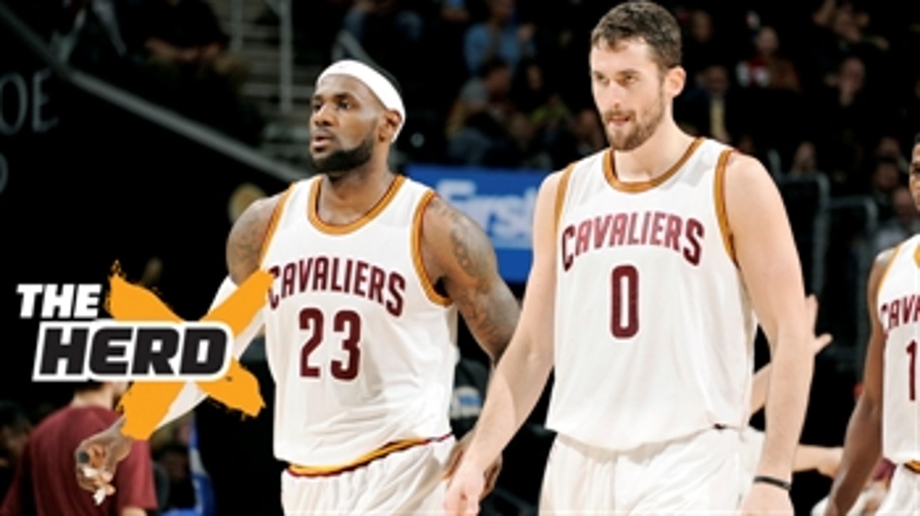 LeBron was frustrated with Kevin Love last season- 'The Herd'