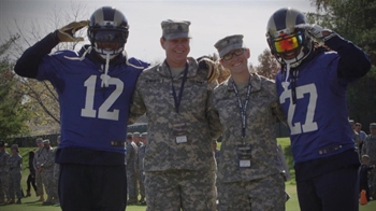 Rams salute to service