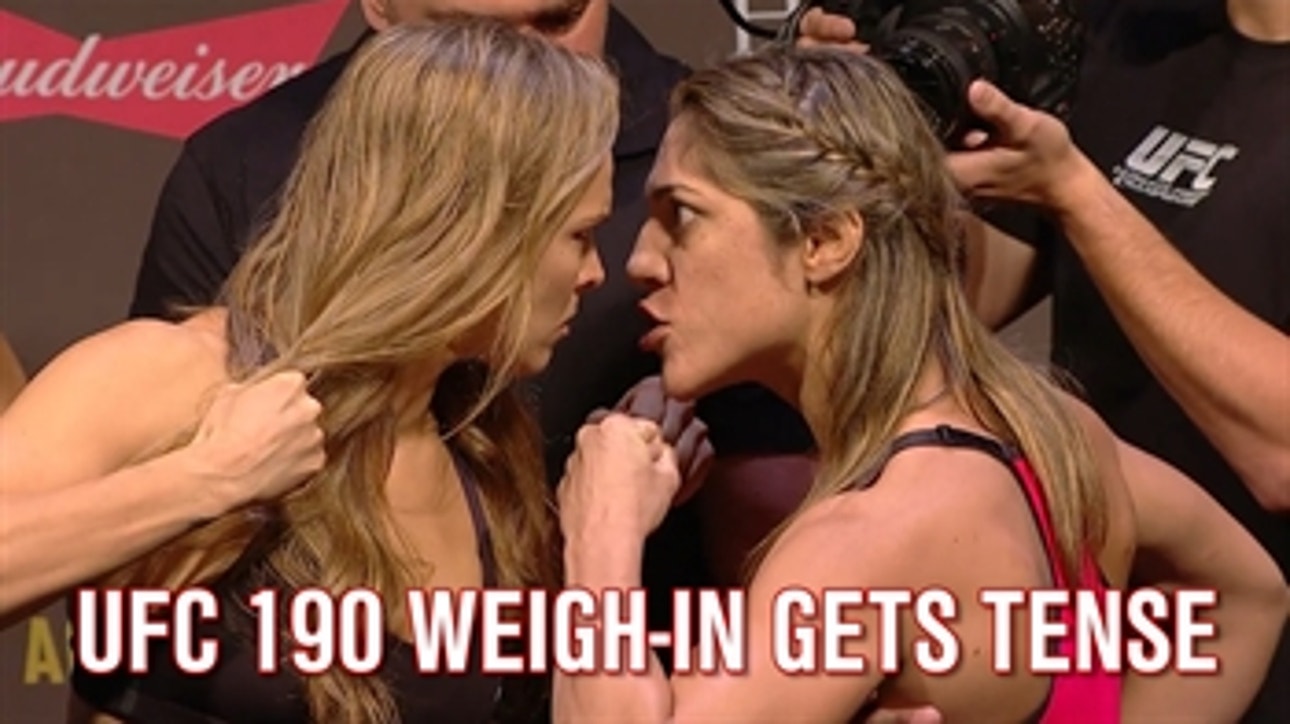 UFC 190 weigh-in: Bethe Coreia vs. Ronda Rousey