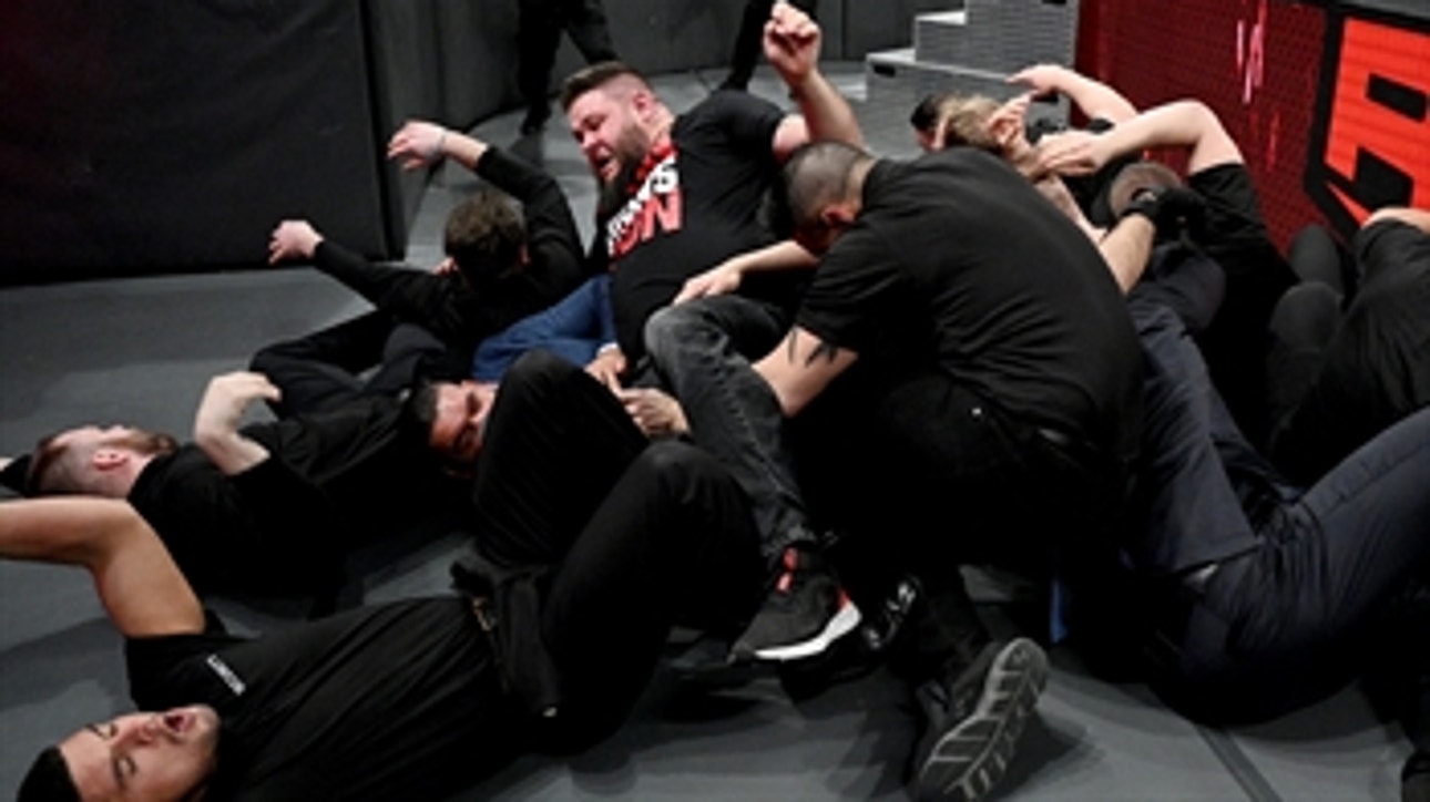 Kevin Owens and Samoa Joe engage in a massive brawl with Seth Rollins and AOP: Raw, Dec. 30, 2019