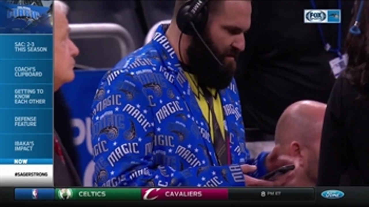 Magic crew show support for Craig Sager