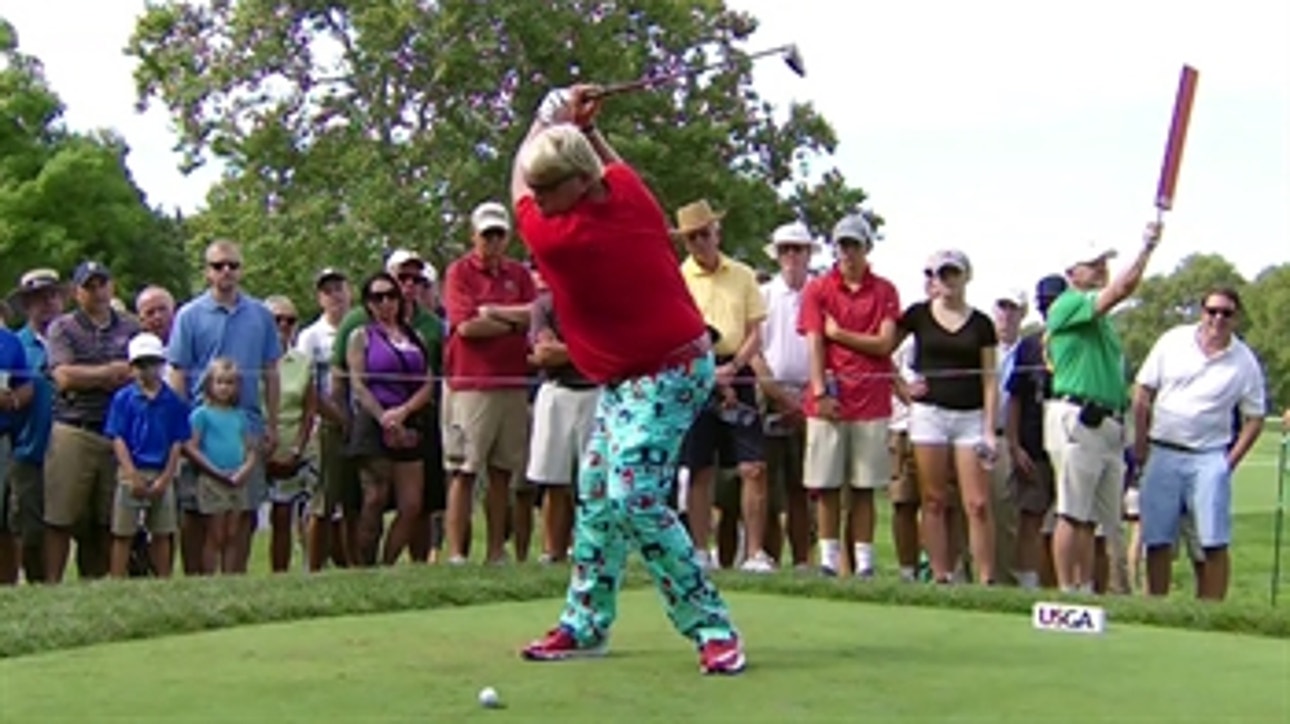 Watch John Daly 'Grip it and Rip it' at the U.S. Senior Open in Slow-Motion