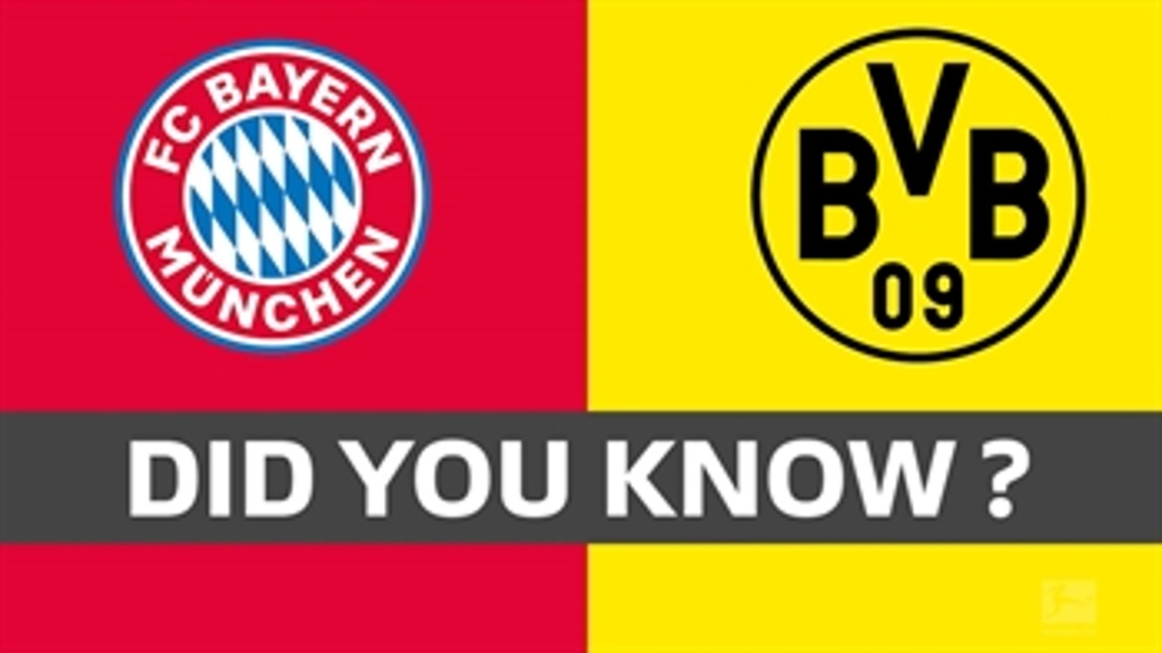 3 facts you didn't know about the title battle between Bayern Munich and Borussia Dortmund  ' 2019 Bundesliga