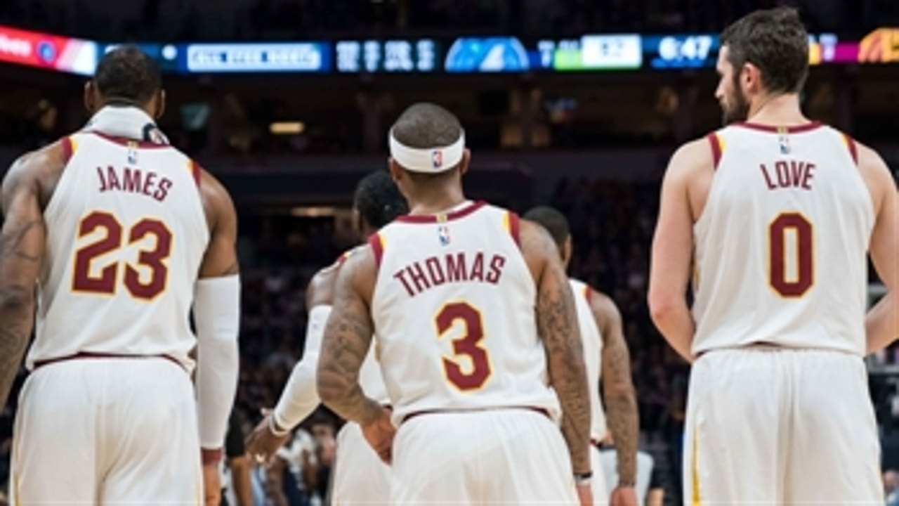 Nick Wright reacts to the Cleveland Cavaliers' blowout loss to the Toronto Raptors