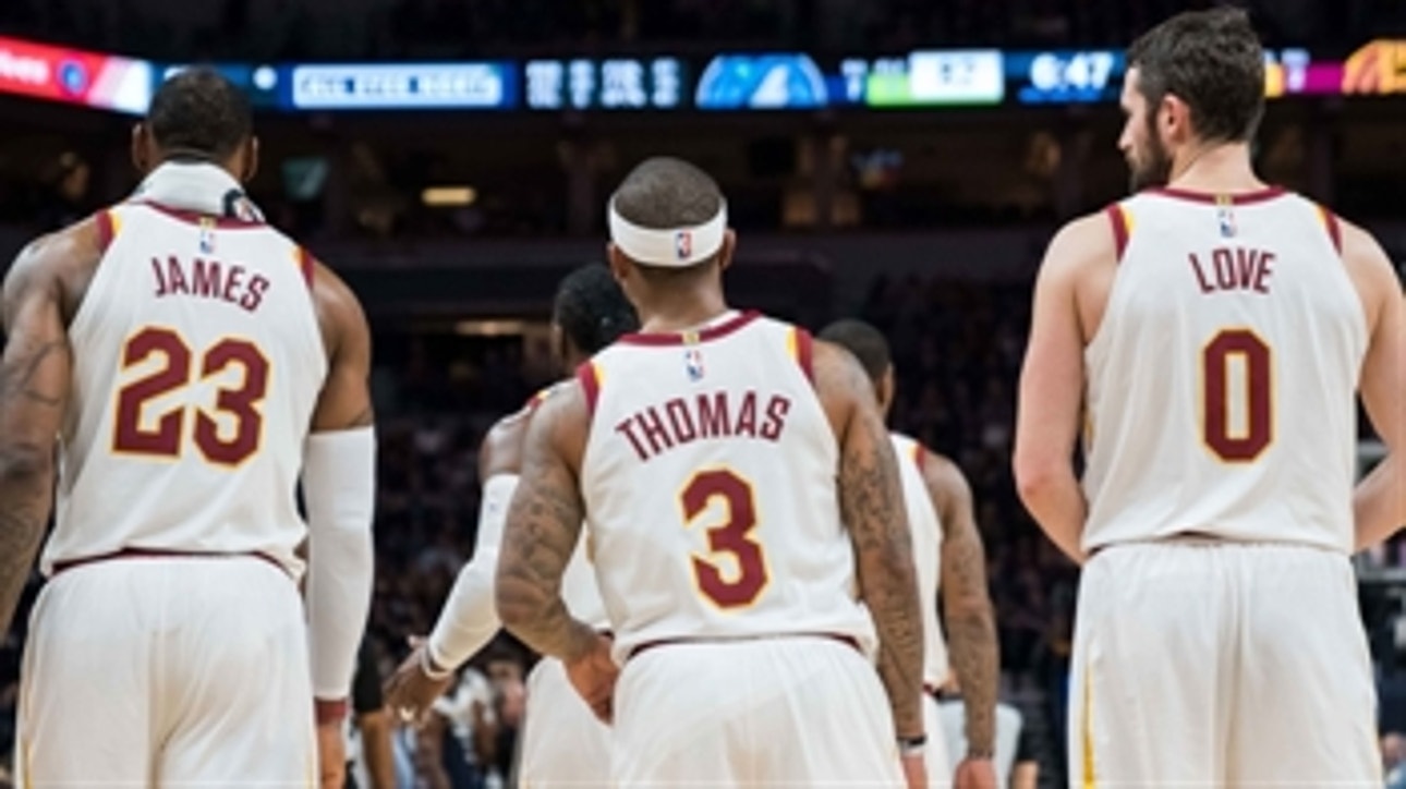 Nick Wright reacts to the Cleveland Cavaliers' blowout loss to the Toronto Raptors