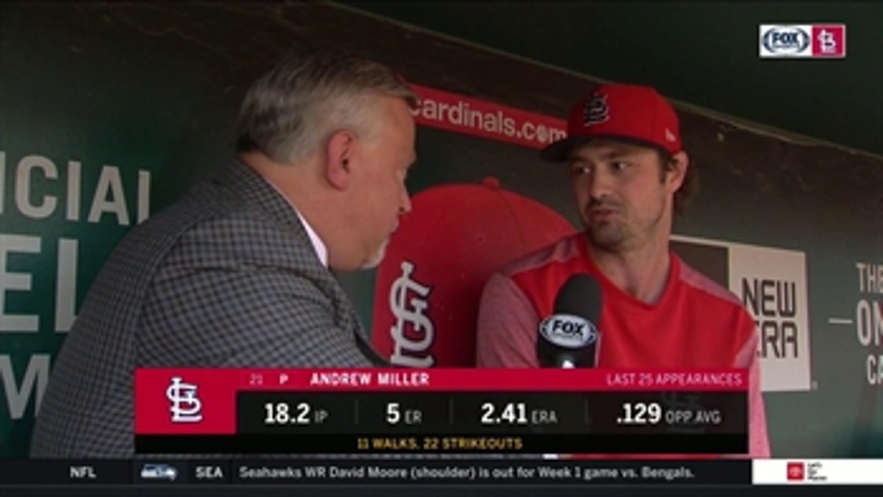 Miller: Cardinals' relievers are 'all better when we pitch more'