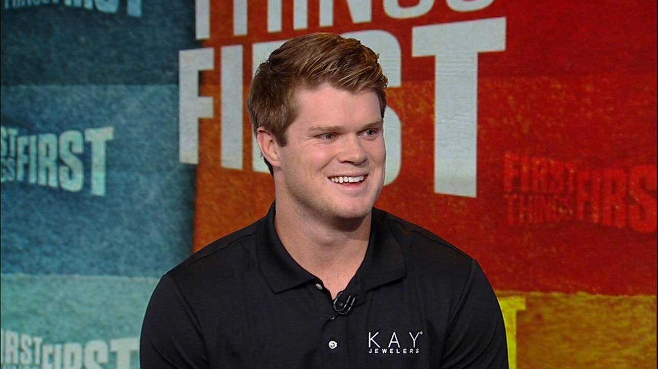 Sam Darnold on what separates him from other QB's, Talks Browns vs Giants ' FIRST THINGS FIRST