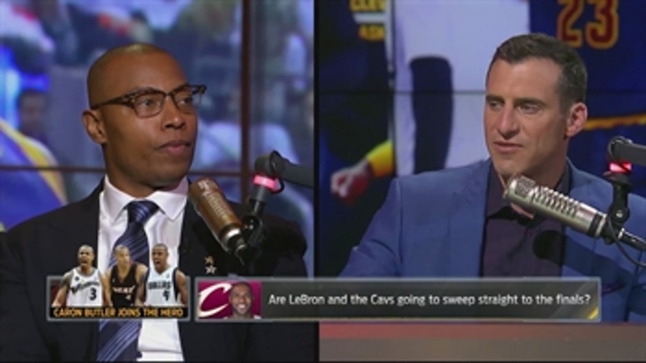 Caron Butler on LeBron and Durant's 2017 NBA Playoffs, Lonzo Ball's shoes ' THE HERD