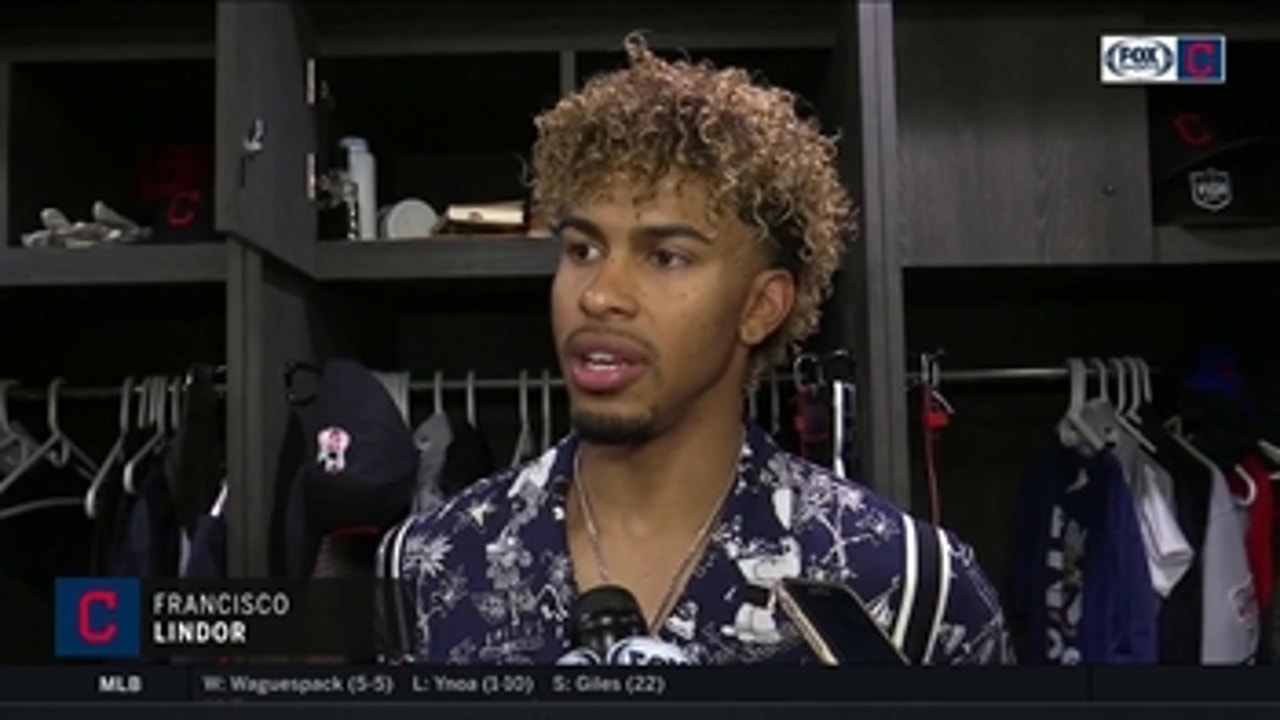 Francisco Lindor admits he's chasing at the plate with runners on