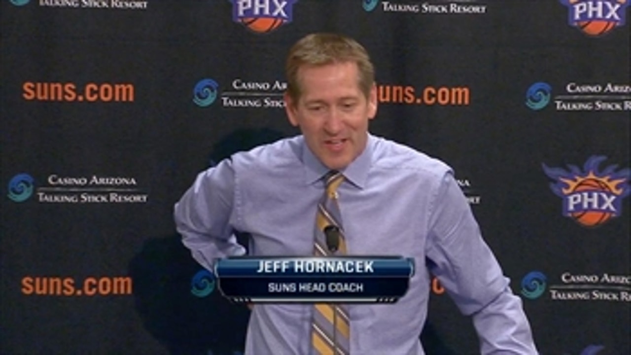 Hornacek happy with Suns' performance