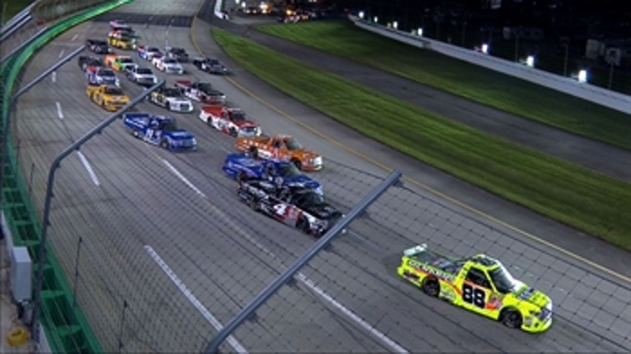 TRUCKS: Crafton Wins Wreck Shortened Race - Kentucky 2015