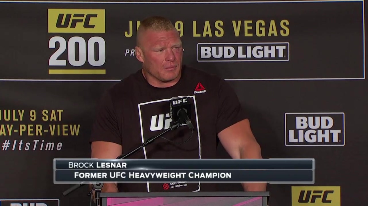 Brock Lesnar thinks he is the toughest S.O.B - UFC 200