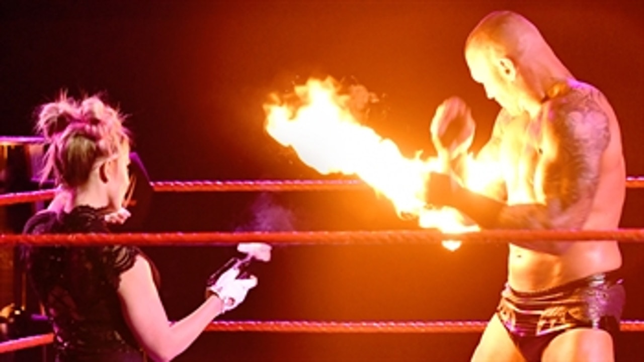 Alexa Bliss hits Randy Orton with a fireball: Raw, Jan. 11, 2021