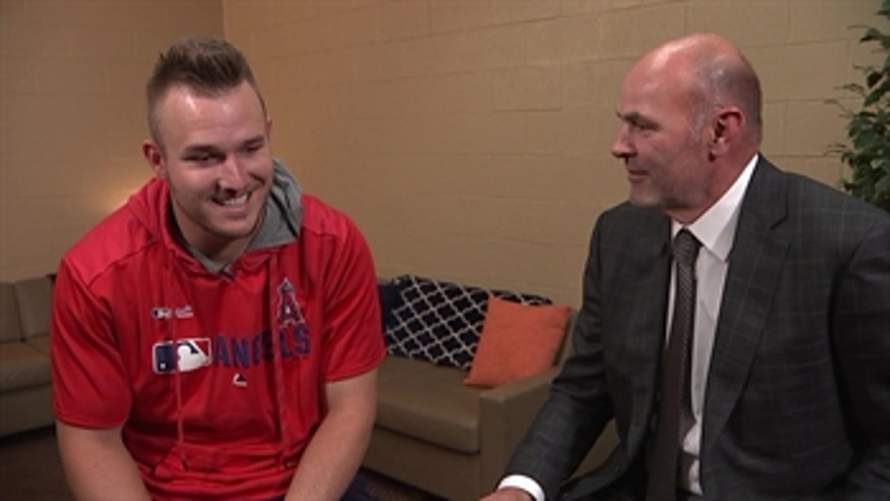 Kirk Gibson proving to us that yes, Mike Trout is good at everything!