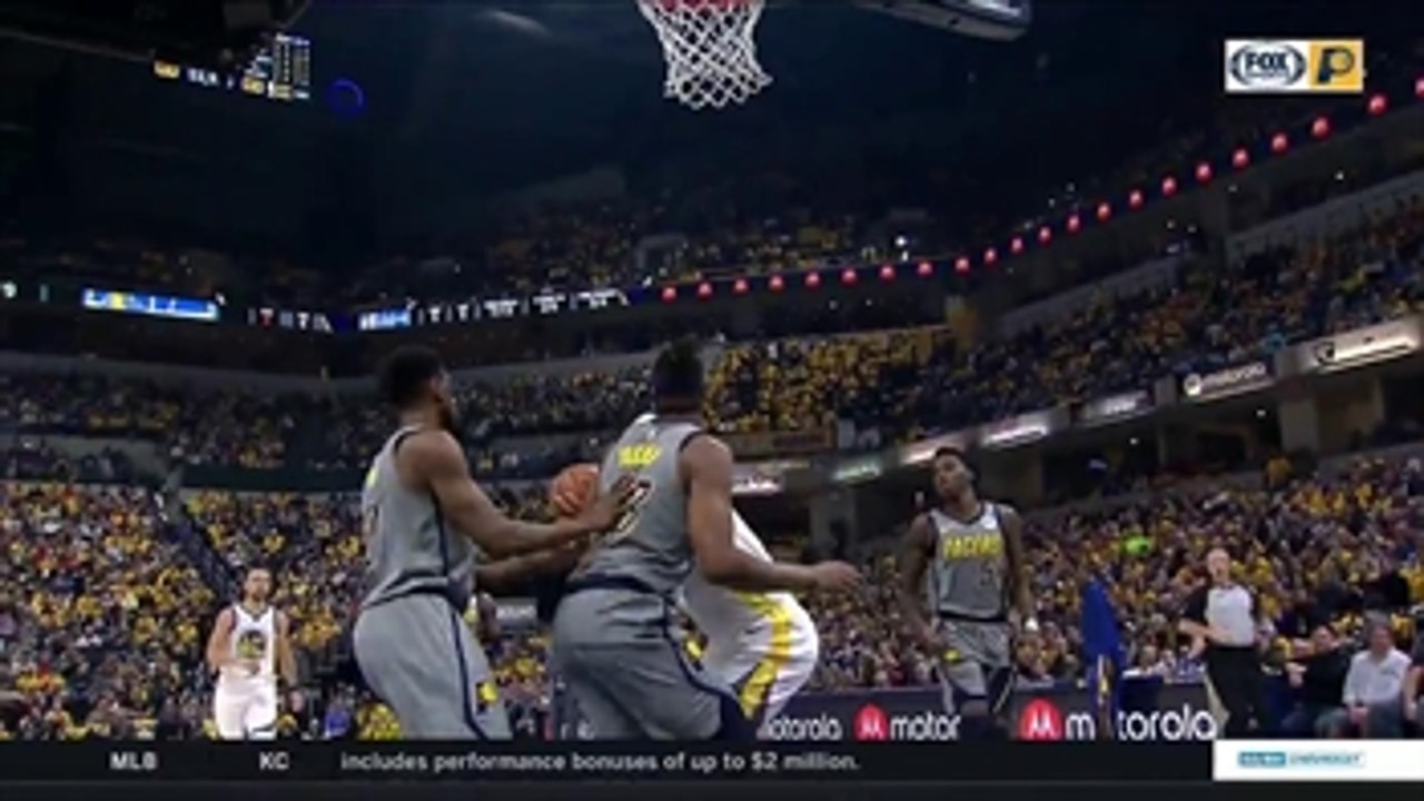 WATCH: Pacers can't slow Warriors in 132-100 loss