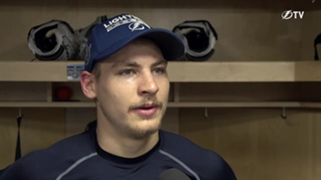 Yanni Gourde on the importance of staying poised in Game 7