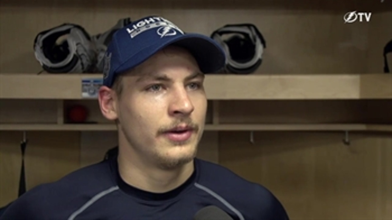 Yanni Gourde on the importance of staying poised in Game 7