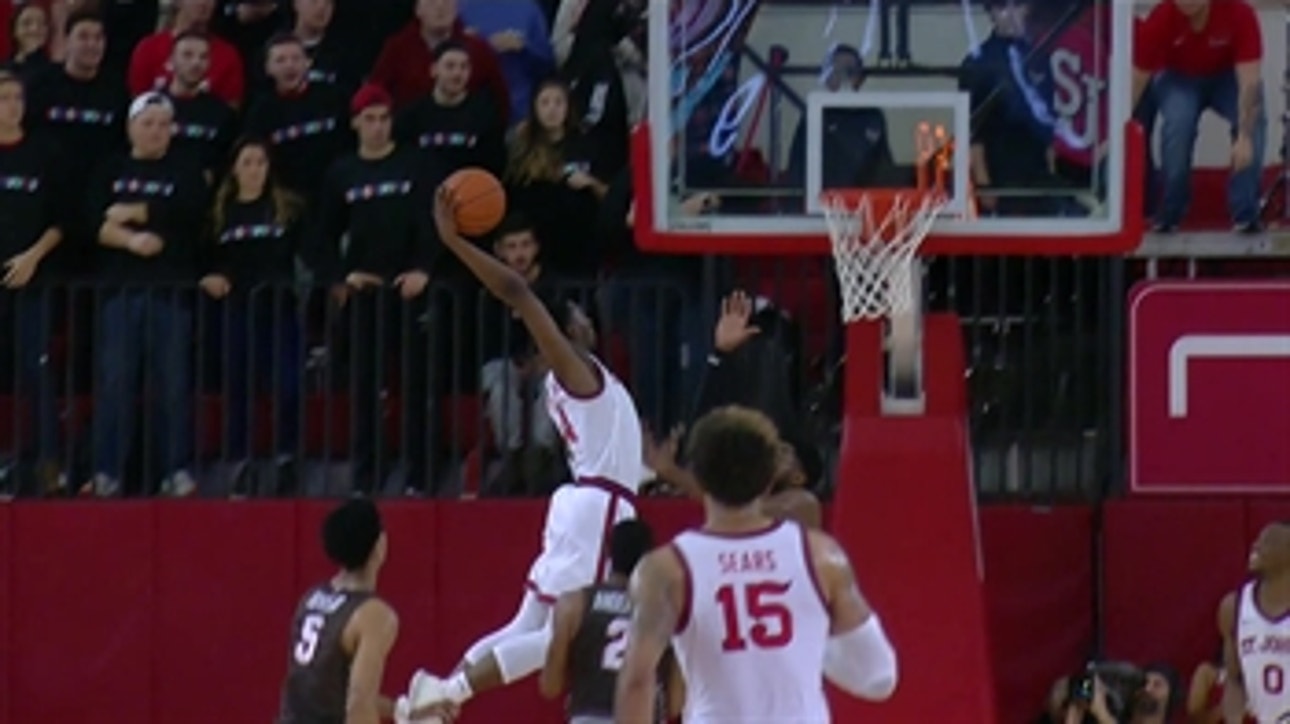 'Dunk of the Year' nominee | St John's guard Greg Williams skies for the slam