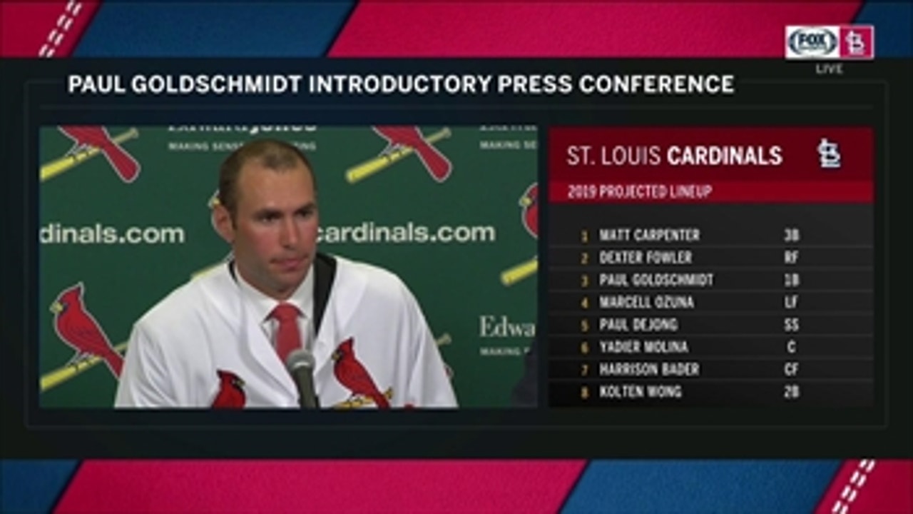 Goldschmidt: 'I don't know a player in baseball that doesn't want to play here'