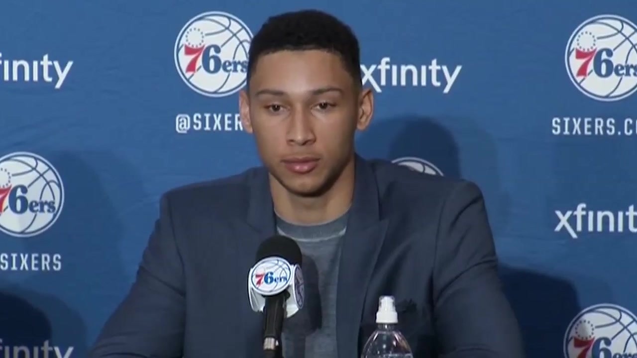 76ers introduce top overall pick Ben Simmons