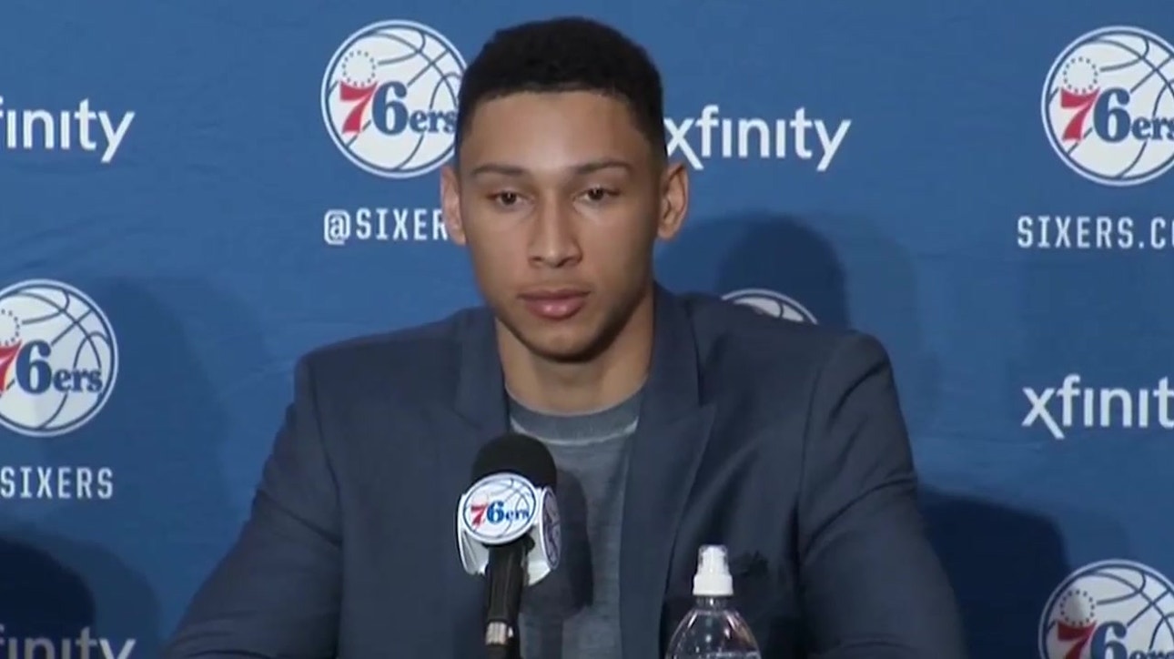 76ers introduce top overall pick Ben Simmons