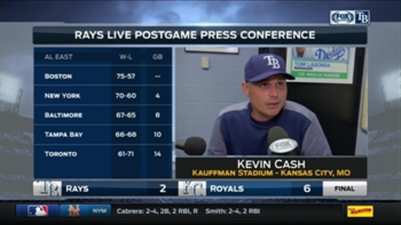 Kevin Cash: Their guy kept us off-balance tonight