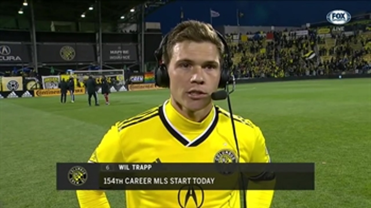 Wil Trapp on Crew's draw in season opener in Columbus