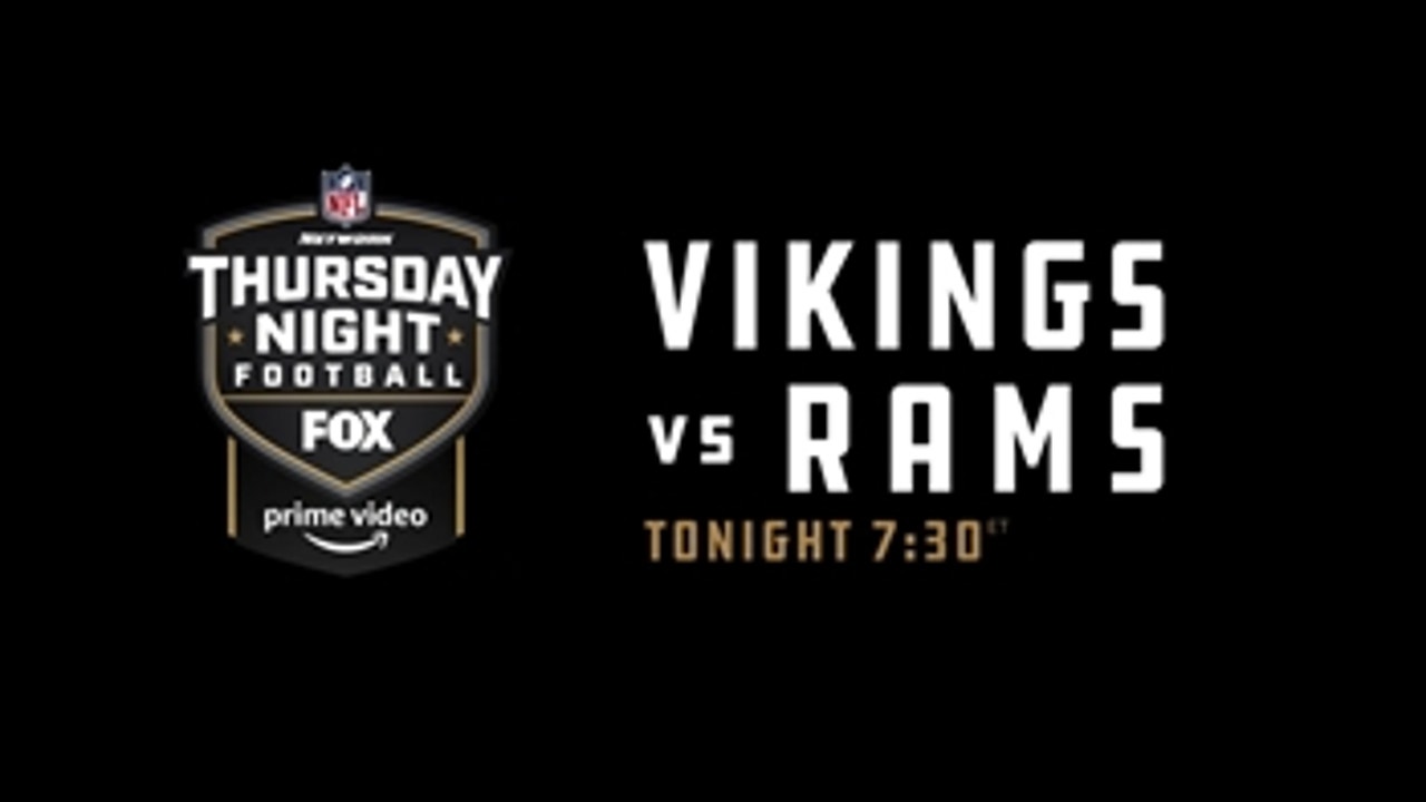 Vikings. Rams. Get hyped for Thursday Night Football on FOX!
