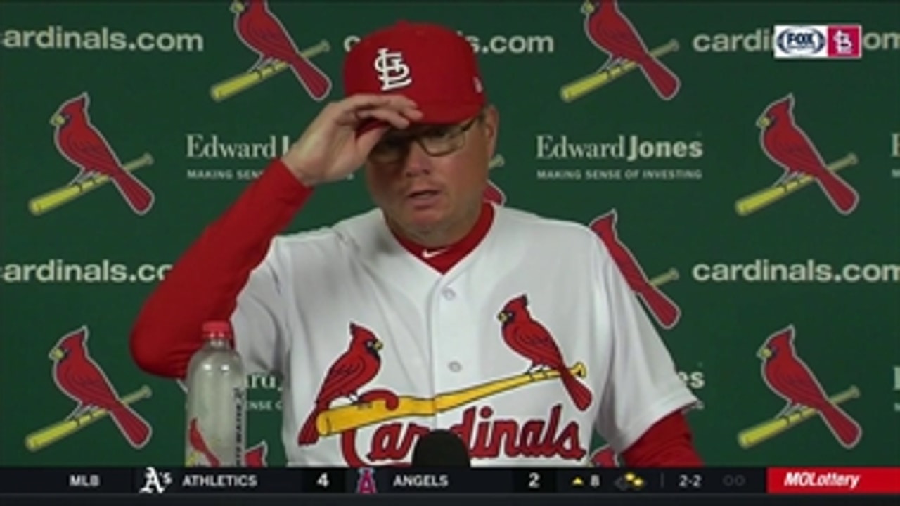 Shildt encouraged by Wacha's relief appearance: 'Everything was crisp'