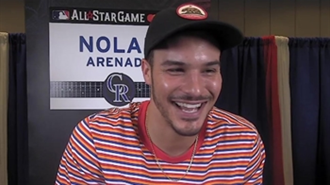 Nolan Arenado is looking forward to trading hitting secrets with fellow All-Stars