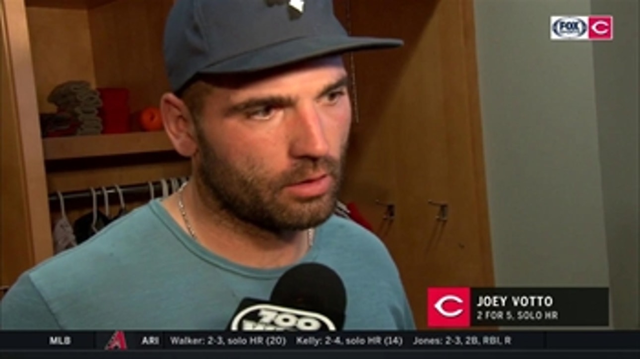 Joey Votto on the importance of Reds teammates standing up for each other