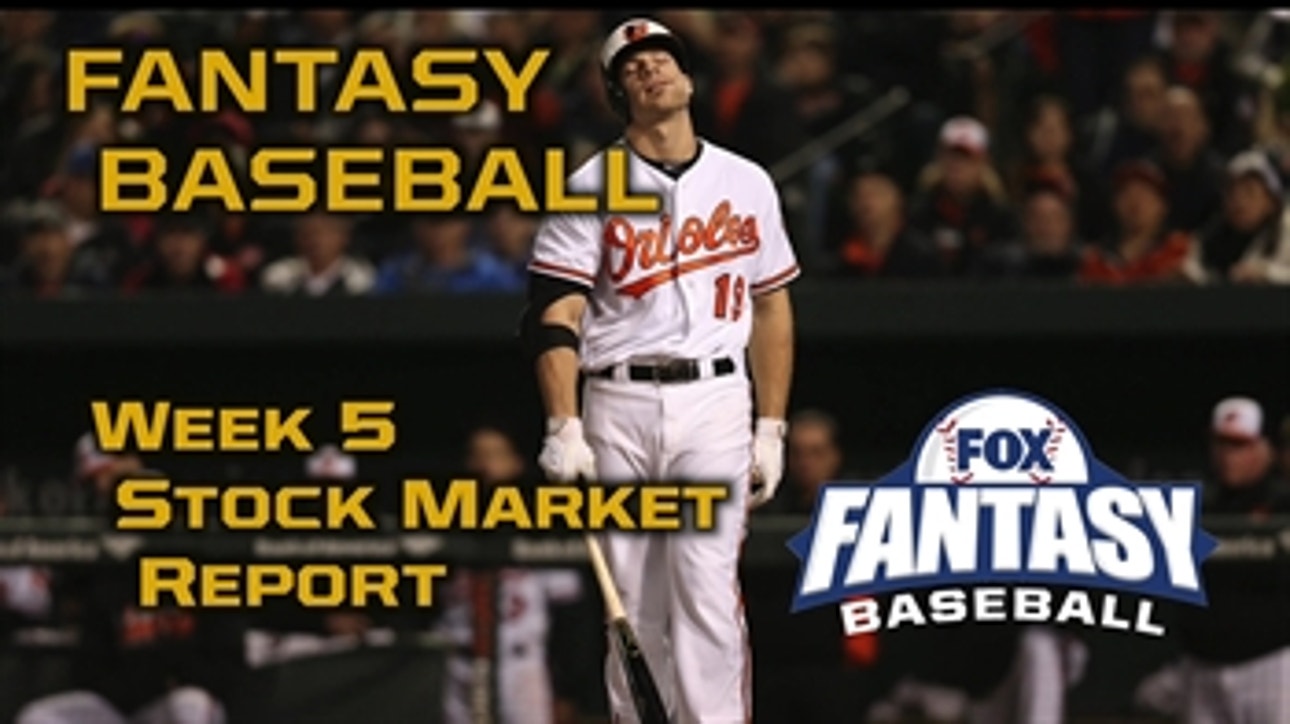 Fantasy Baseball Week 5 Stock Market Report