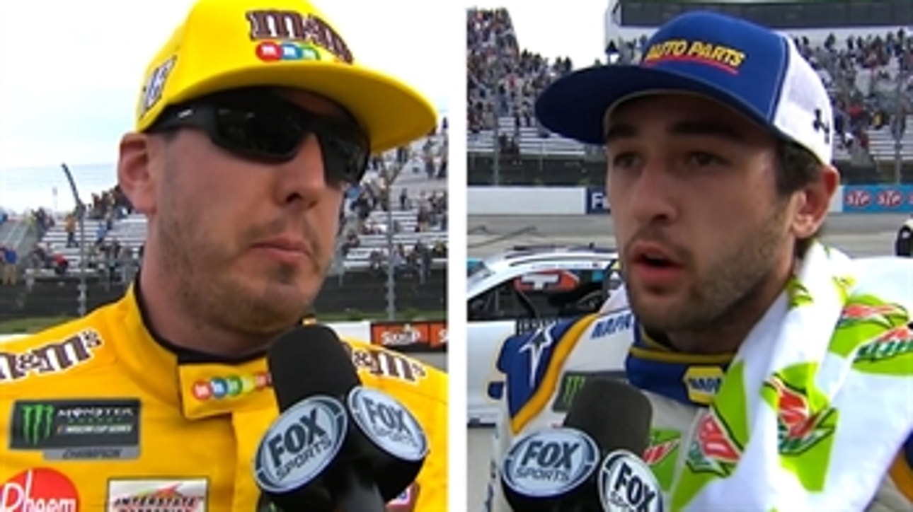 Kyle Busch & Chase Elliott comment on their top five runs in Martinsville