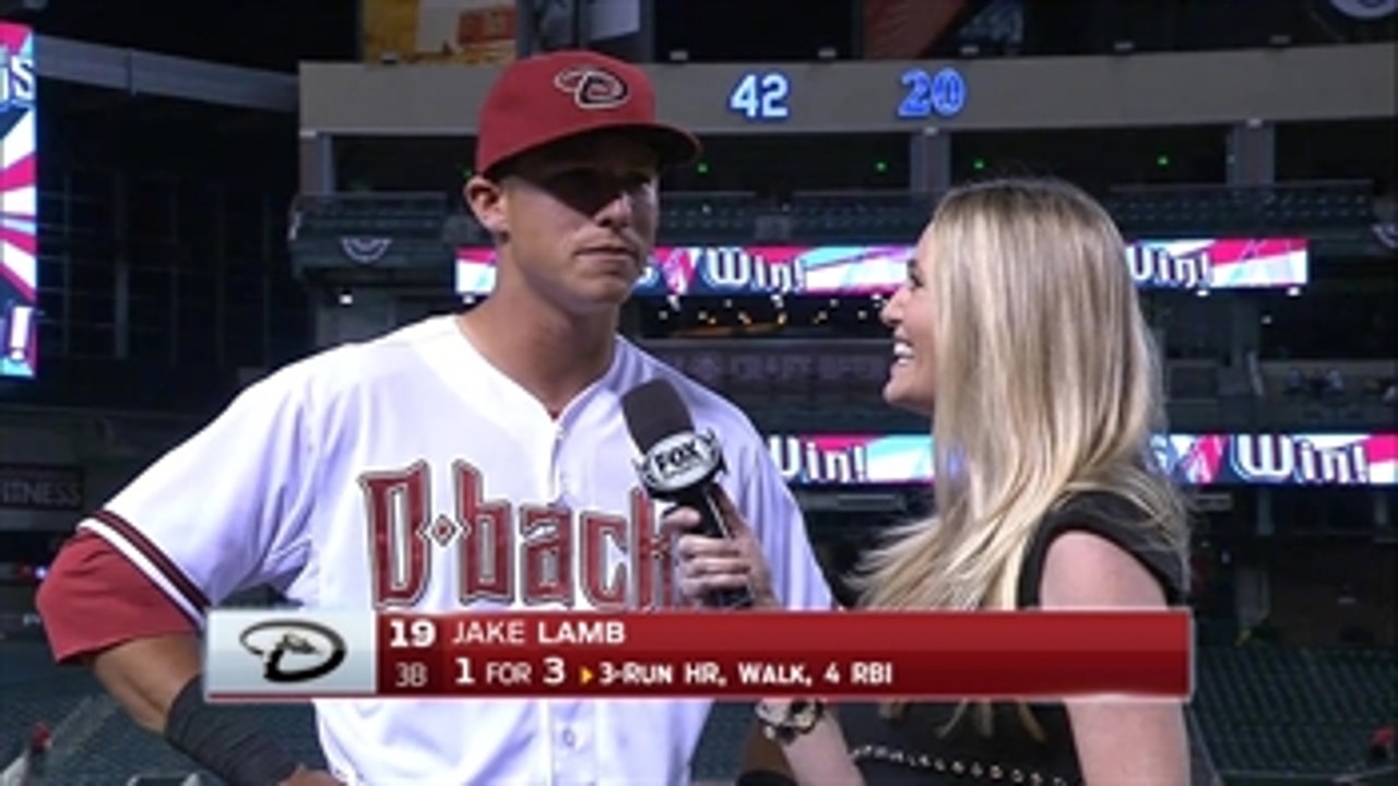 Lamb feeling comfortable at the plate