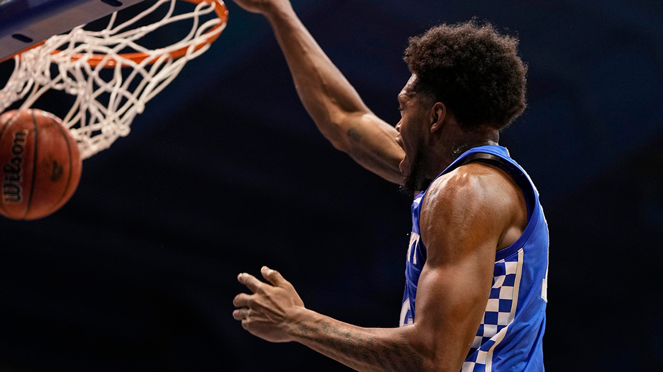 Keion Brooks Jr. scores a career-high 27 points in Kentucky's 80-62 victory over Kansas
